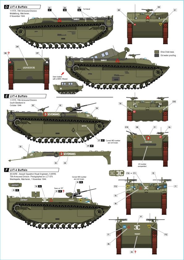 Star Decals 72-A1048 British LVT-4 Buffalo. British Buffaloes in Holland 1944-45 1/72 – zdjęcie 2