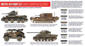 Hataka HTK-AS22 British AFV paint set (WW2 European colours) (6x17ml) – imagen 2