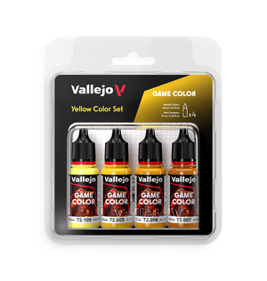 Vallejo 72378 Game Color Yellow Color Set 4x18ml
