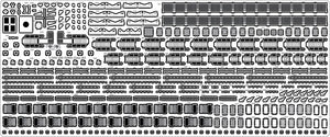 Pontos 35010F1 USS BB-64 Wisconsin 1991 Detail Up Set 1/350 – Bild 9