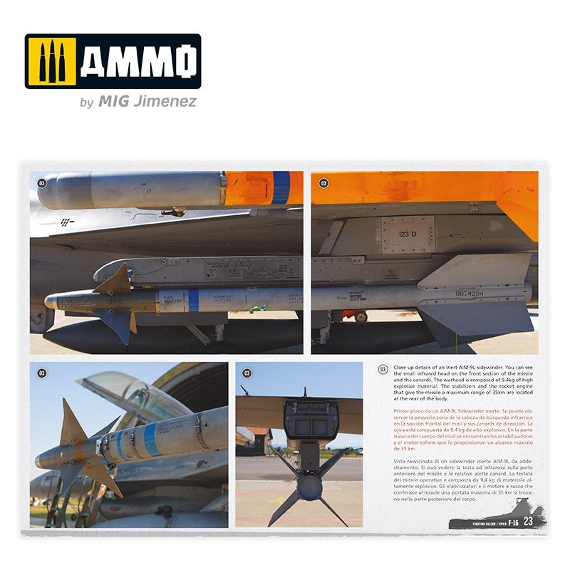 AMMO of Mig Jimenez 6029 F-16 Fighting Falcon / VIPER. Visual Modelers Guide Multilingüal (Eng, Spa, Ita) – Bild 3