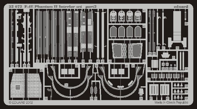 Eduard 32503 F-4E interior 1/32 Tamiya – image 2