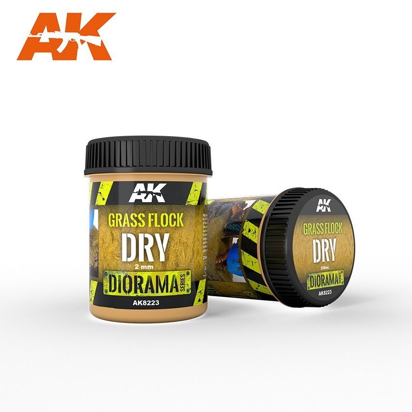 AK Interactive AK8223 GRASS FLOCK 2MM DRY / Posypka trawa – imagen 2