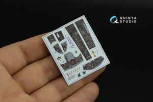 Intérieur coloré imprimé en 3D sur papier décalcomanie (Italeri) pour F-104J (Quinta Studio QDS-32188) (petite version) 1/32 – image 5