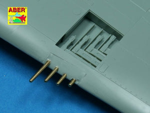 Aber A48 109 Ensemble de 8 canons Browning M2 US de calibre .50 (12,7 mm) tournés pour P-47 Thunderbolt (1/48) – image 3