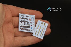 Quinta Studio QD48313 Fw 190A-3 3D-Printed &amp;amp; coloured Interior on decal paper (Hasegawa) 1/48 – Bild 4