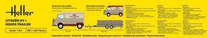 Heller 52331 Starter Kit Citroen Hy + Goods Trailer 1/24 – imagen 6