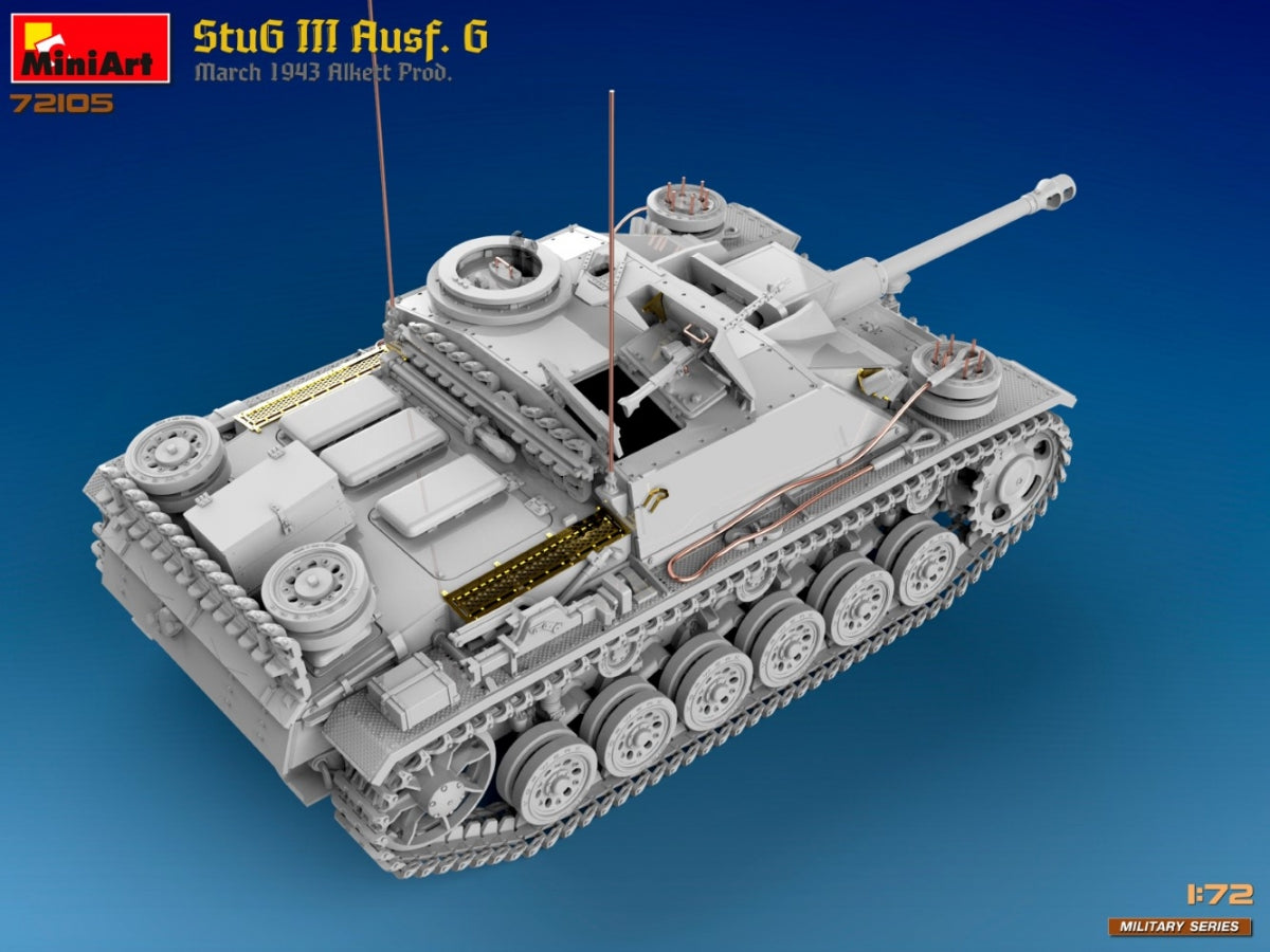 MiniArt 72105 StuG III Ausf. G March 1943 Prod. 1/72 – imagen 6
