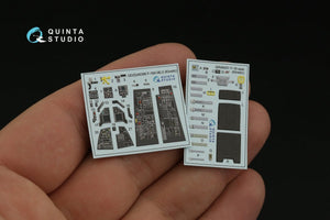 Intérieur imprimé en 3D et coloré sur papier décalcomanie Quinta Studio QD48388 F-16A MLU (Kinetic) à l&amp;#39;échelle 1/48 – image 4