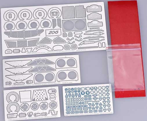 Hobby Design HD02-0312 Peugeot 206 WRC 03 Detail-UP Set (for Tamiya) 1/24 – image 2