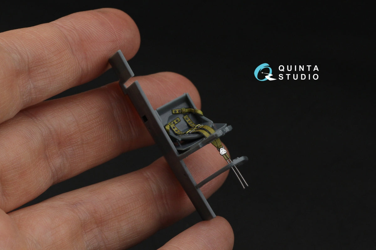 Quinta Studio QR+48102 British Fighter seatbelts (pre-war/early WWII) (with metal buckles) (All kits) 1/48 – zdjęcie 7