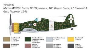 Italeri 2767 Macchi C.200 Serie XXI-XXIII 1/48 – imagen 6