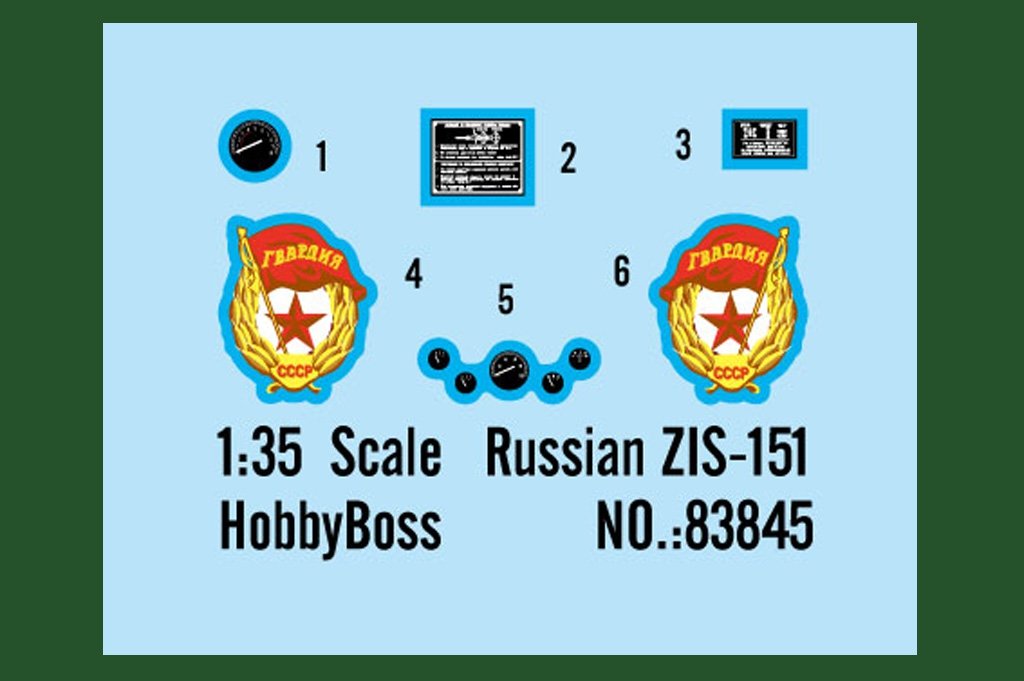 Hobby Boss 83845 Russian ZIS-151 1/35 – Bild 10