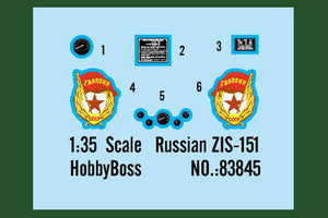 Hobby Boss 83845 Russian ZIS-151 1/35 – Bild 10