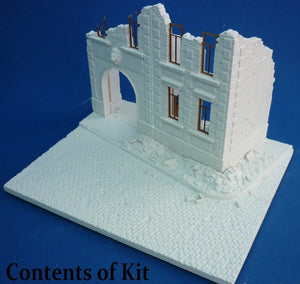 RT-Diorama 35222 Socle de diorama : « Rue bombardée » 1/35 – image 2