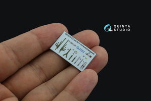 Quinta Studio QD72103 CF-104 early 3D-Printed &amp;amp; coloured Interior on decal paper (Hasegawa) 1/72 – immagine 6