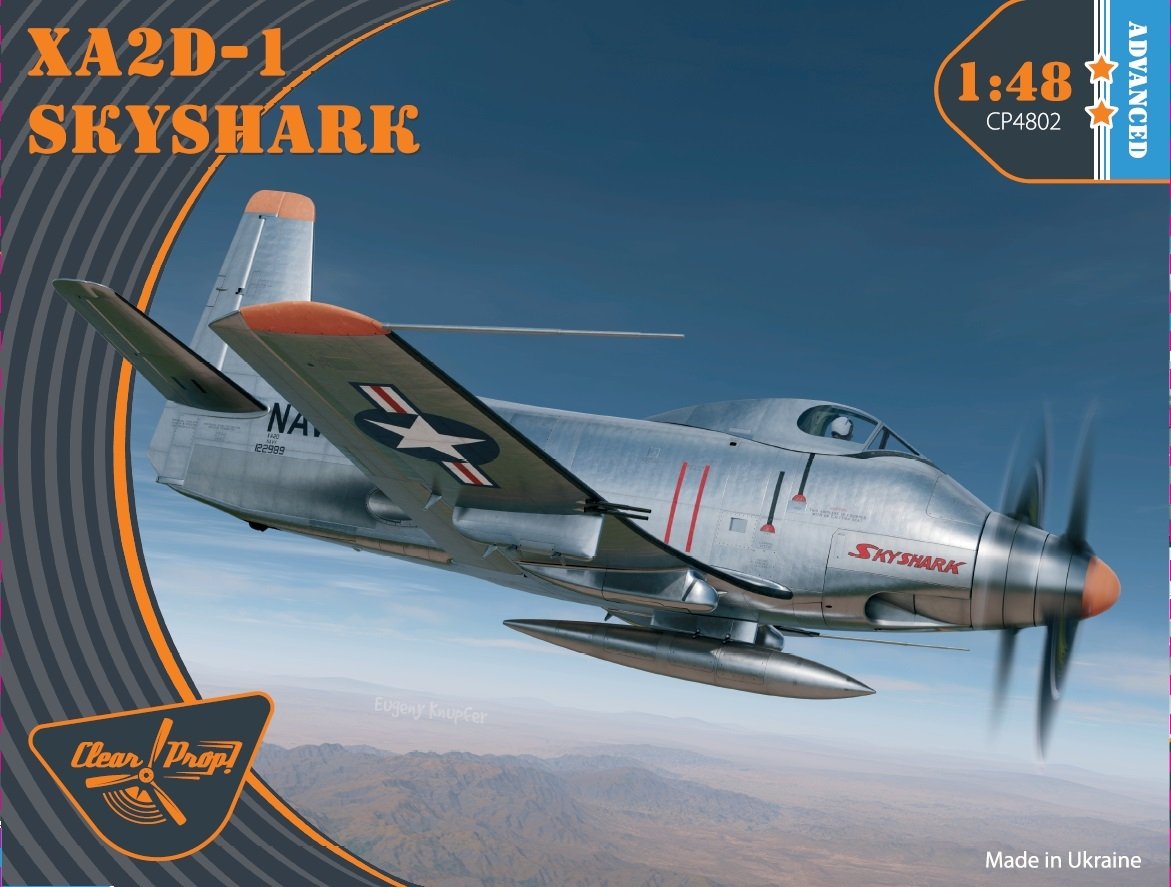 Clear Prop! CP4802 XA2D-1 Skyshark ADVANCED KIT 1/48