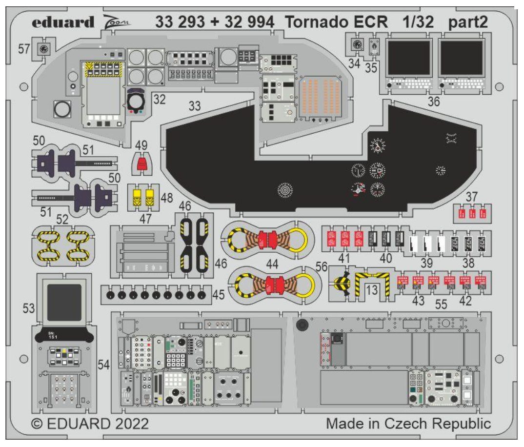 Eduard 33293 Tornado ECR ITALERI 1/32 – imagen 2