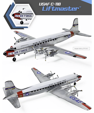 Academy 12634 USAF C-118 Liftmaster 1/144 – image 6
