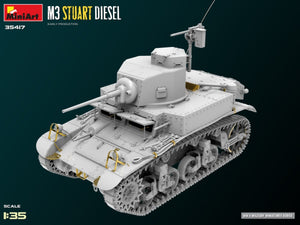 MiniArt 35417 M3 Stuart Diesel Early Production 1/35 – imagen 9