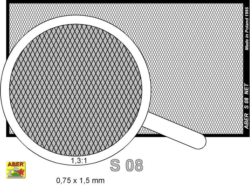 Aber S-08 Net 0,75 x 1,5 mm – imagen 2