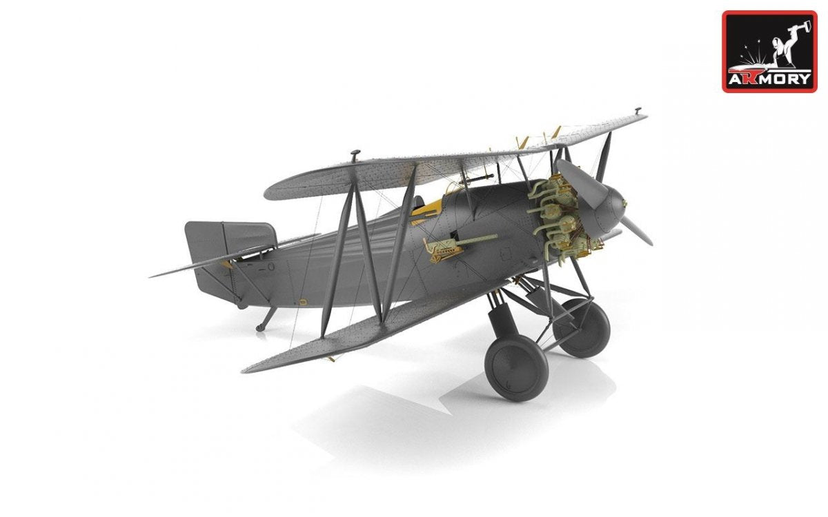 Armory Models 48001 Fairey Flycatcher British interwar FAA Fighter, early version, w/ Jaguar-III engine 1/48 – Bild 2