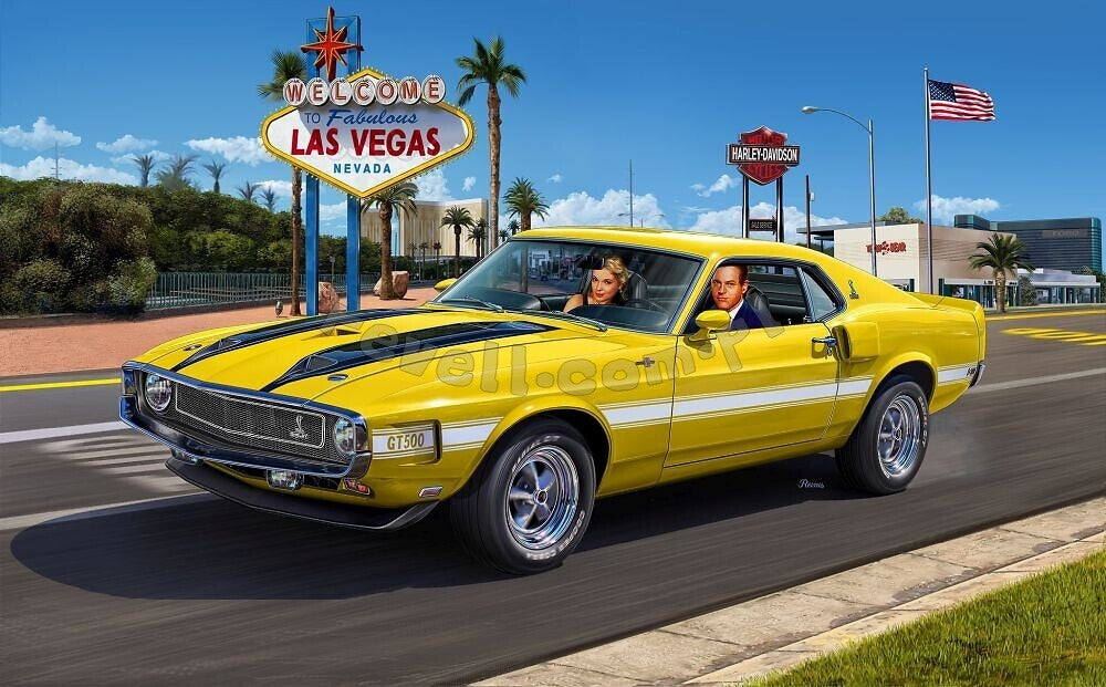 Revell 07729 Shelby Mustang GT500 &amp;#39;70 1/25 – imagen 4