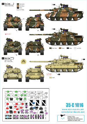 Star Decals 35-C1016 International AMX-30 B and B2 1/35 – imagen 2