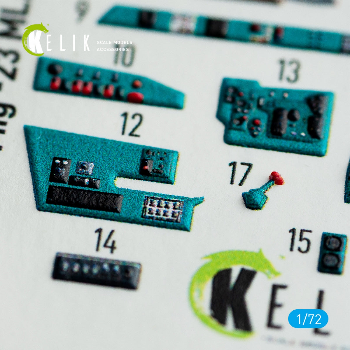 KELIK K72057 MIG-23 ML/MLA INTERIOR 3D DECALS FOR CLEARPROP KIT 1/72 – Bild 4