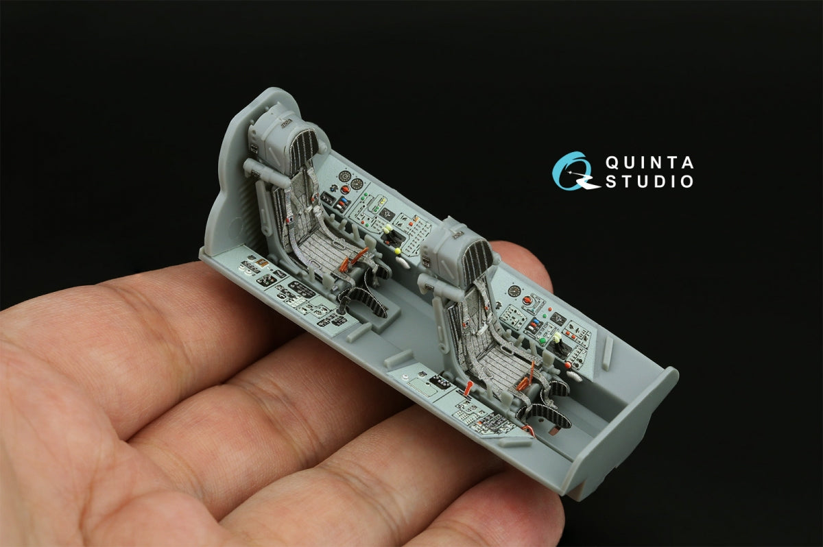 Quinta Studio QD48573 MiG-31M 3D-Printed &amp;amp; coloured Interior on decal paper (Hobby Boss) 1/48 – immagine 5