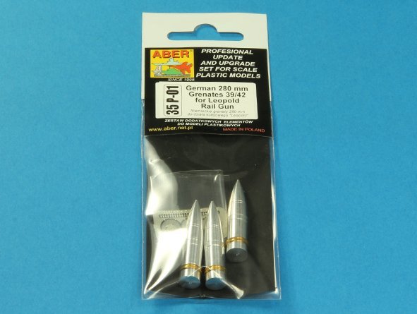 Aber 35P-01 German 280mm Grenates 39/42 for Leopold Rail Gun – immagine 4