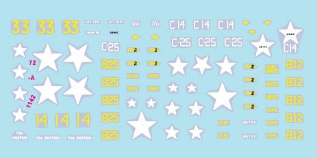 Star Decals 72-A1142 Korean War 1950-53 # 3. USMC Tanks. Patton. 1/72 – imagen 3
