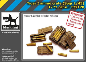 Caisse de munitions Black Dog T72120 Tiger I 1/72 – image 2
