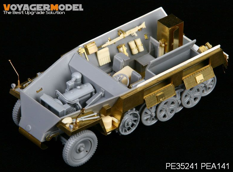 Voyager modèle PEA141 WWII allemand Sd.Kfz.250 NEU bacs de rangement et ailes (pour Kit DRAGON) 1/35