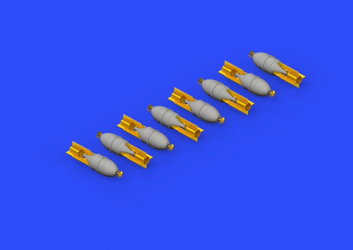 Eduard 648376 FAB 100 Soviet WWII bombs 1/48 – zdjęcie 3