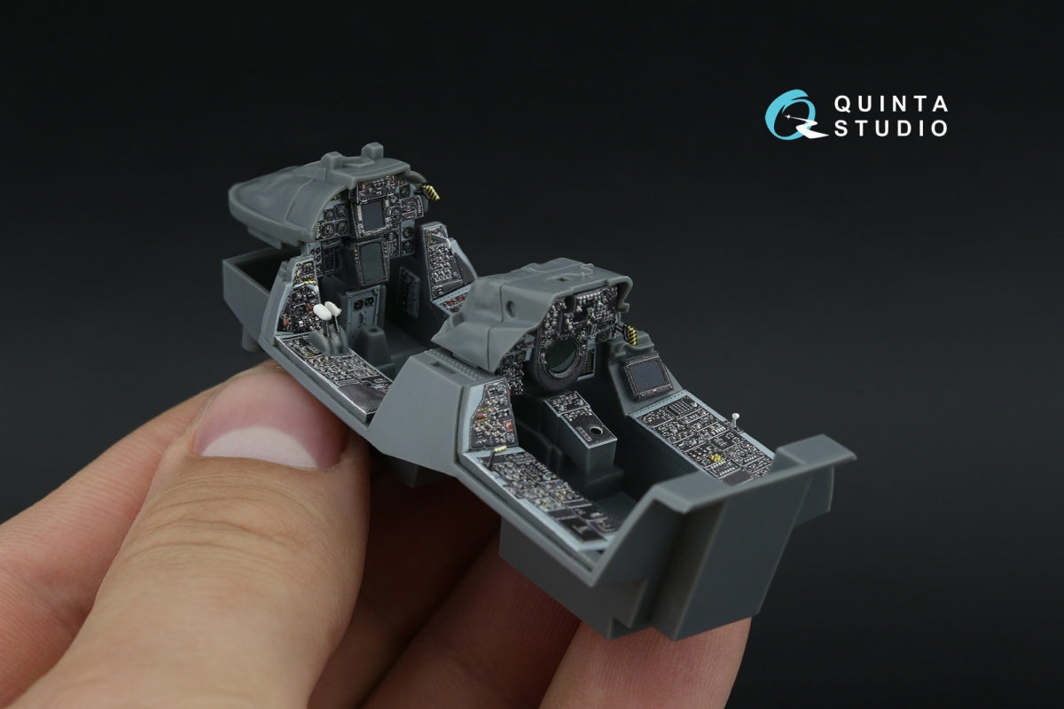 Quinta Studio QDS-48592 F-14A Tomcat 3D-Printed &amp;amp; coloured Interior on decal paper (GWH) (Small version) 1/48 – zdjęcie 10