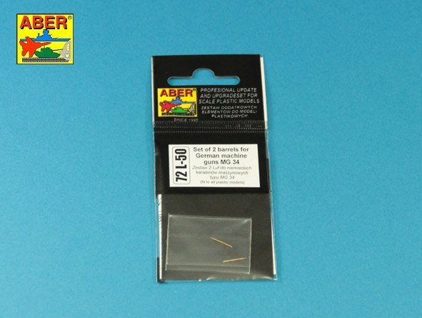Aber 72L-50 Set of 2 barrels for German machine guns MG34 1/72 – Bild 3
