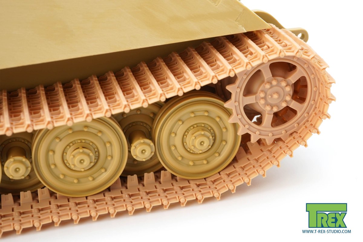 T-Rex Studio TR85057 King Tiger Tracks 18 Teeth Late Type Mirror Version 1/35 – immagine 3
