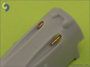 Master AM-72-009 Bf 109 E3 - E9, T armament set (MG 17 tips, MG FF barrels) – immagine 4
