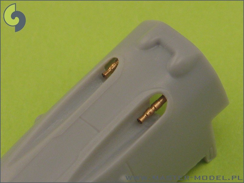 Master AM-72-009 Bf 109 E3 - E9, T armament set (MG 17 tips, MG FF barrels) – immagine 4