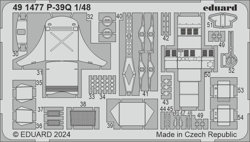 Eduard BIG49433 P-39Q detail set for Arma Hobby 1/48 – Bild 4