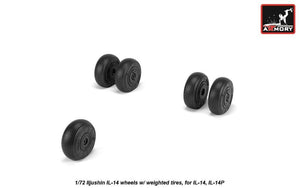 Armory Models AW72059 Iljushin IL-14 Crate wheels w/ weighted tires 1/72 – zdjęcie 4