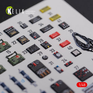 KELIK K48093 CH-47F interior 3D decals for Italeri kit 1/48 – Bild 9