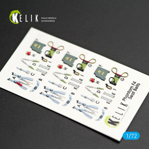 KELIK K72006 F-4J &amp;quot;PHANTOM II&amp;quot; INTERIOR 3D DECALS FOR FINEMOLDS KIT 1/72 – immagine 6