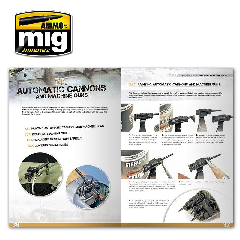 AMMO de Mig Jimenez 6054 ENCYCLOPÉDIE DES TECHNIQUES DE MODÉLISME D&amp;#39;AVIONS VOL.5 : ÉTAPES FINALES (Anglais) – image 5