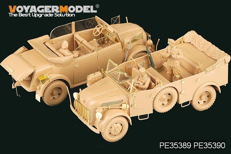 Voyager Model PE35389 WWII German Steyr 1500A Kommandeurwagen for TAMIYA 35235 1/35 – imagen 12