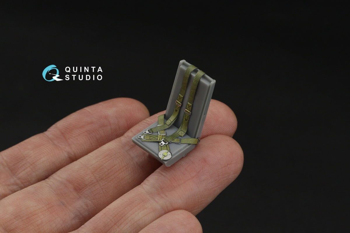 Quinta Studio QR+32047 British Fighter Seatbelts (late WWII, post-war) (with metal buckles) (All kits) 1/32 – Bild 6