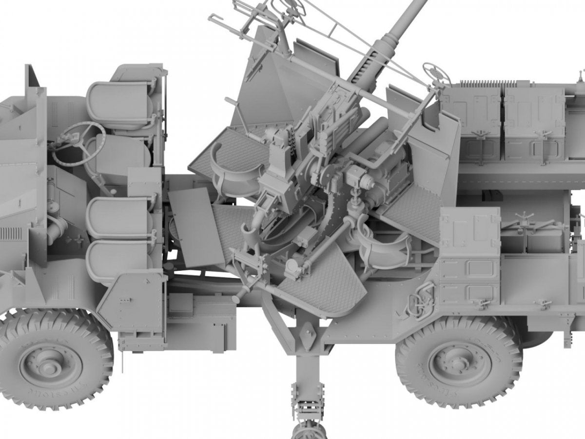 Thunder Model 35210 British Morris Bofors C9/B Gun truck Early variant 1/35 – imagen 2