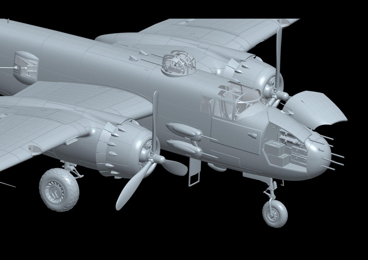 HK Models 01E036 B-25J Mitchell Strafing Babes 1/32 – immagine 2