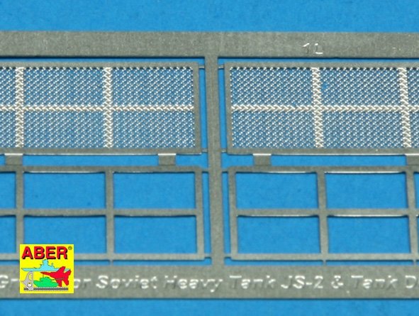 Aber 35G20 Grilles for russian tank JS-2 or JSU-122/152 1/35 – immagine 2
